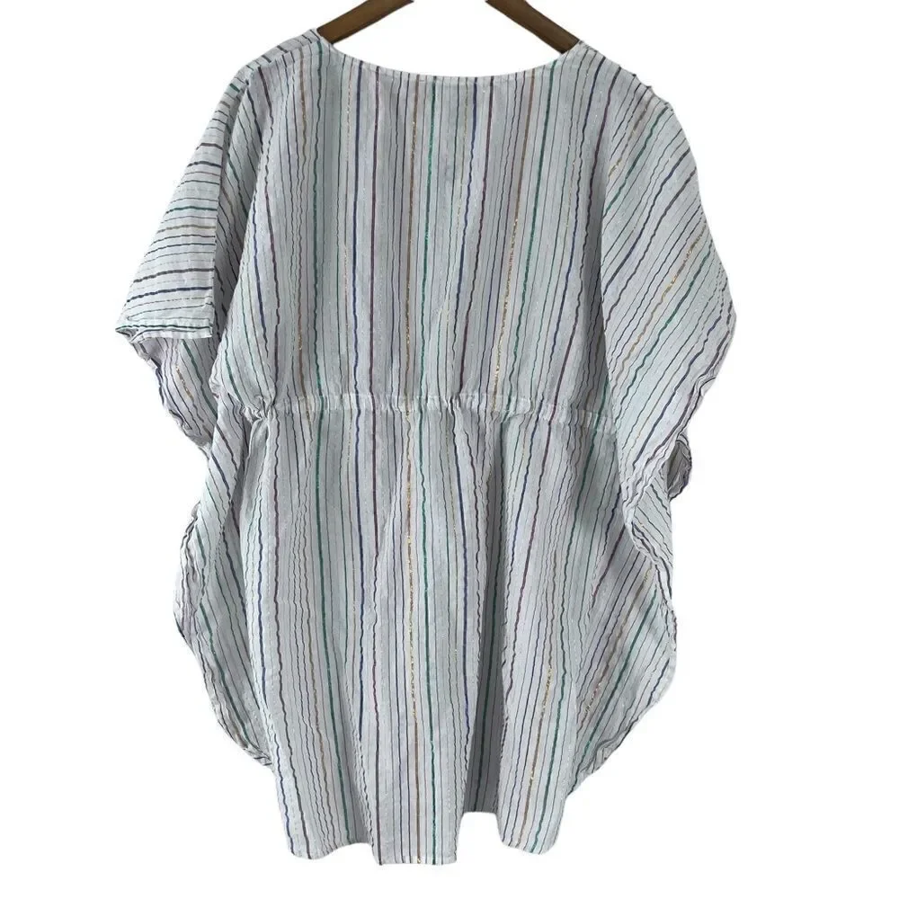 Bleu Rod Beattie Passage to India Swim Caftan Coverup